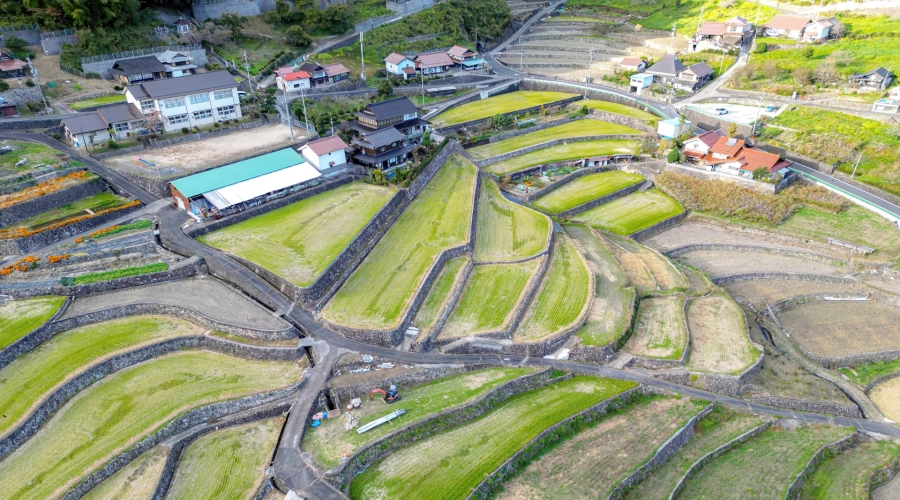 安芸大田町、棚田