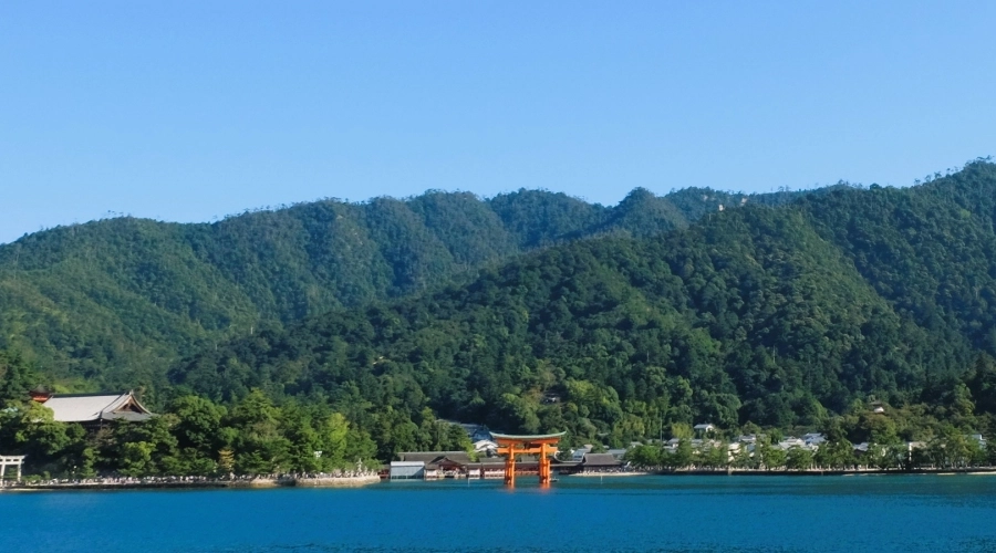 廿日市市宮島の風景